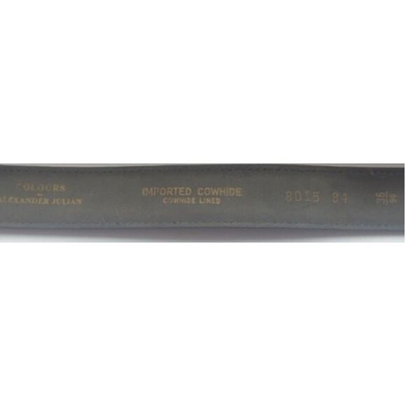 Vintage Colours by Alexander Julian Brown Belt - Size 36 - Picture 5 of 6